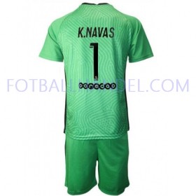 Barn Fotballdrakter Keeper Paris Saint-Germain Keylor Navas 1 Tredje 2020-21 Kortermet